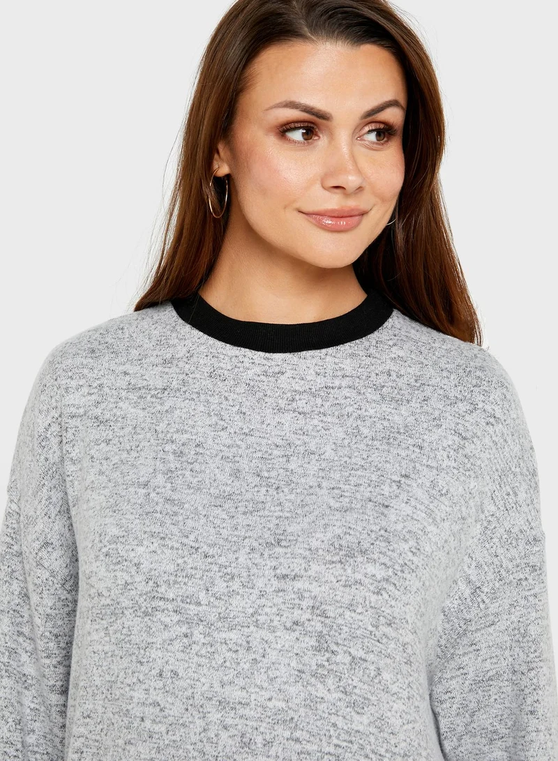 Topshop Maternity Crew Neck Sweatshirt