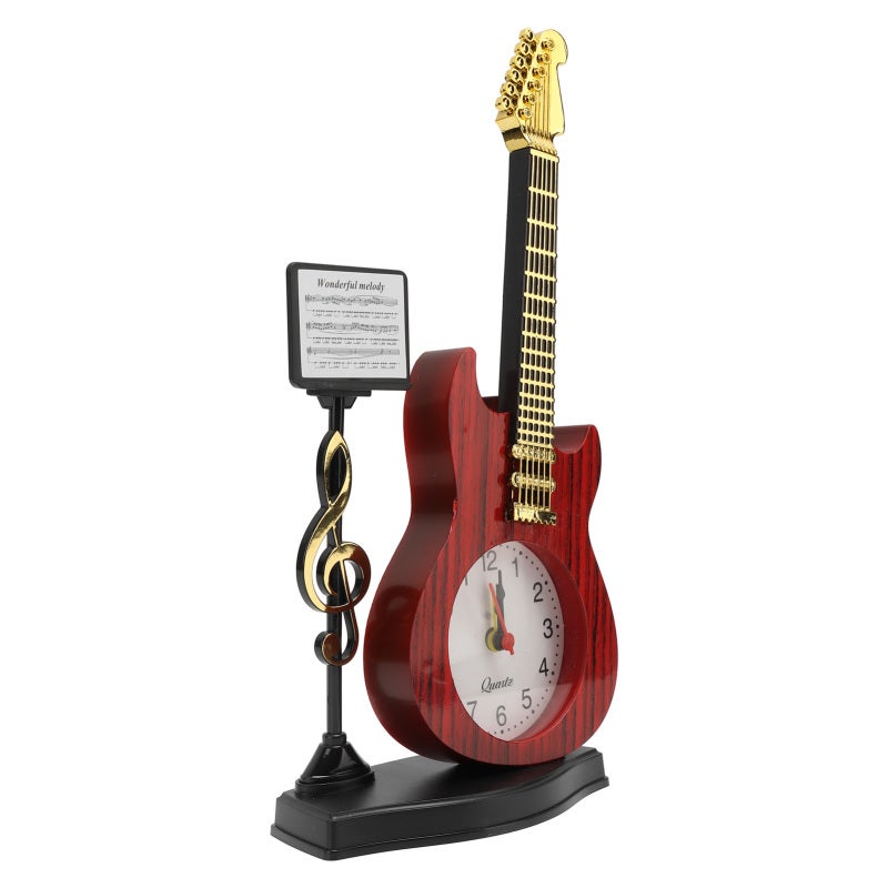 Violin Alarm Clock Desktop Music Themed Clock With Loud Sound Accurate Time - Elegant Creative Decorative Alarm Clock for Musicians Home Office - Image 3