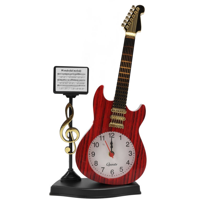 Violin Alarm Clock Desktop Music Themed Clock With Loud Sound Accurate Time - Elegant Creative Decorative Alarm Clock for Musicians Home Office - Image 2