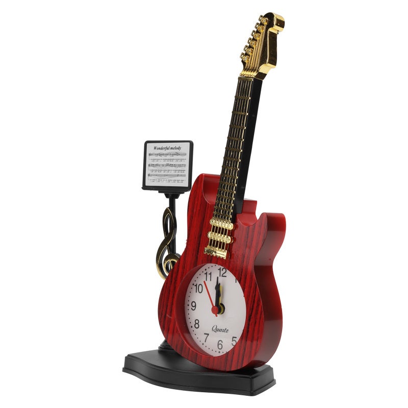 Violin Alarm Clock Desktop Music Themed Clock With Loud Sound Accurate Time - Elegant Creative Decorative Alarm Clock for Musicians Home Office - Image 5