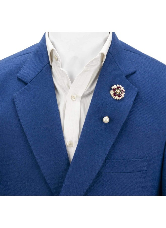 Knighthood Flower with Pearl Detailing Lapel Pin - pzsku/Z2F6E95A0F6B157169D49Z/45/_/1741329968/23b732c5-09cb-46bd-9342-0e1b9038ad96