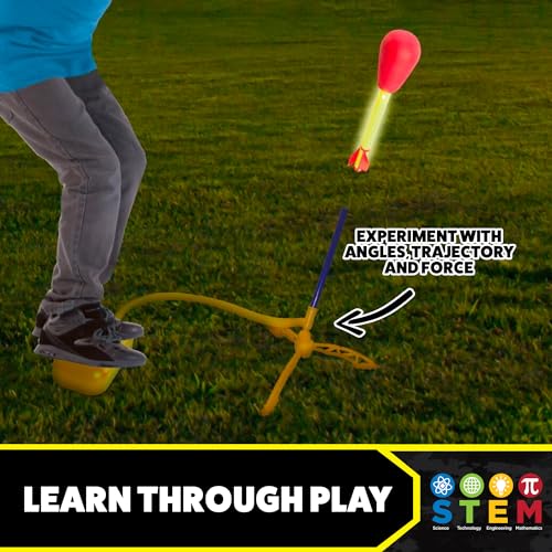 Stomp Rocket Ultra LED Rocket Refills, 2 Rockets - Replacement LED Foam-Tipped Rockets for Kids - Fun Backyard & Outdoor Kids Toys Gifts for Boys & Girls - Image 4