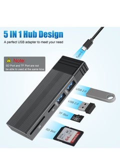 Y&D USB Hub - Multi Port Splitter Multiport 3.0 Adapter Fast Data Transfer for Laptop MacBook Printer PS4 PC Flash Drive Mobile HDD (0.5FT/0.15M)  - Image 2