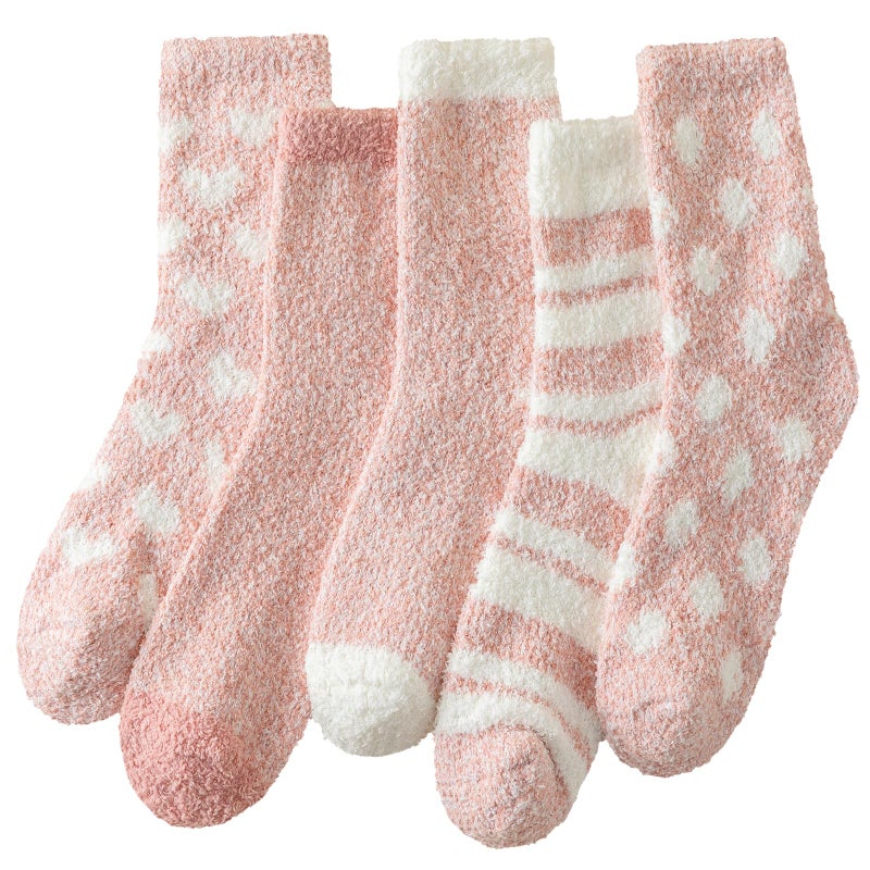 Tavaleu Fuzzy Socks for Women, Winter Soft Fluffy Socks Women, Warm Cozy Sock Home Sleeping Slipper Sock - Image 1