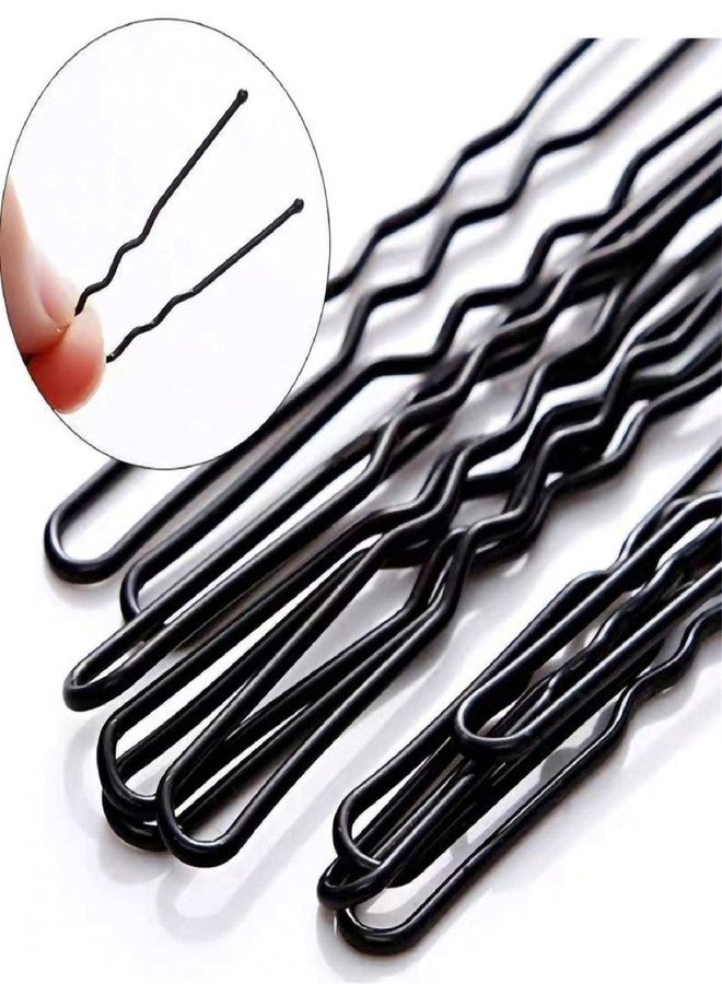 Myynti Black Metal U-Shape Bobby Pins Wedding Bridal Hair Style Hairdressing Bun Updo Long Hair Pins for Women Salon 12 CM (100 Pieces) - Image 3