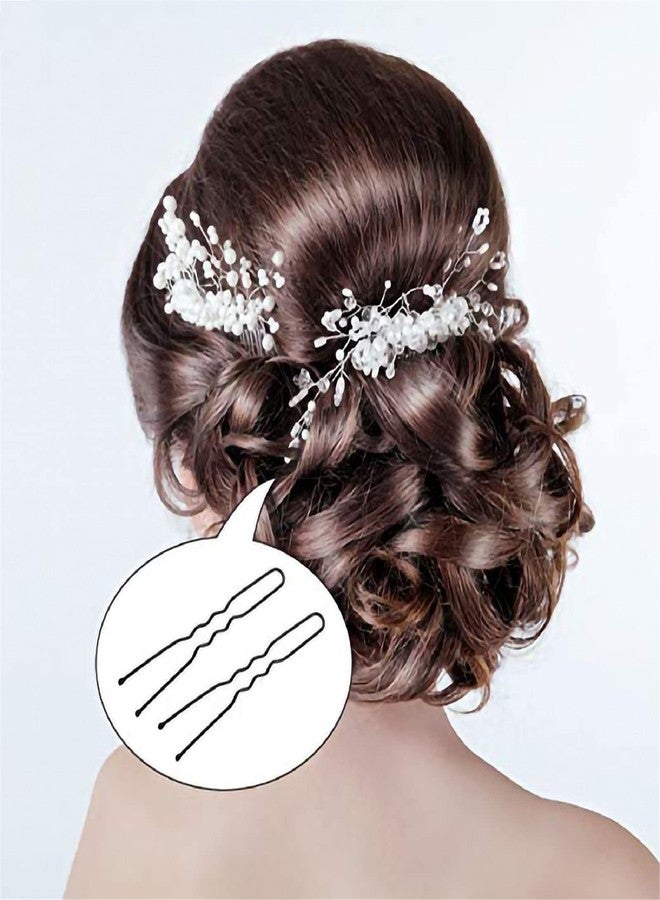 Myynti Black Metal U-Shape Bobby Pins Wedding Bridal Hair Style Hairdressing Bun Updo Long Hair Pins for Women Salon 12 CM (100 Pieces) - Image 2