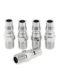 HOSEMART HOSEMART PM20 Pack of 5 Quick Release Coupling Air Line Hose Connector Coupler Compressor 14 Inch 