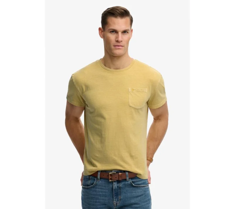 Superdry Classic Cotton Linen Pocket T-Shirt