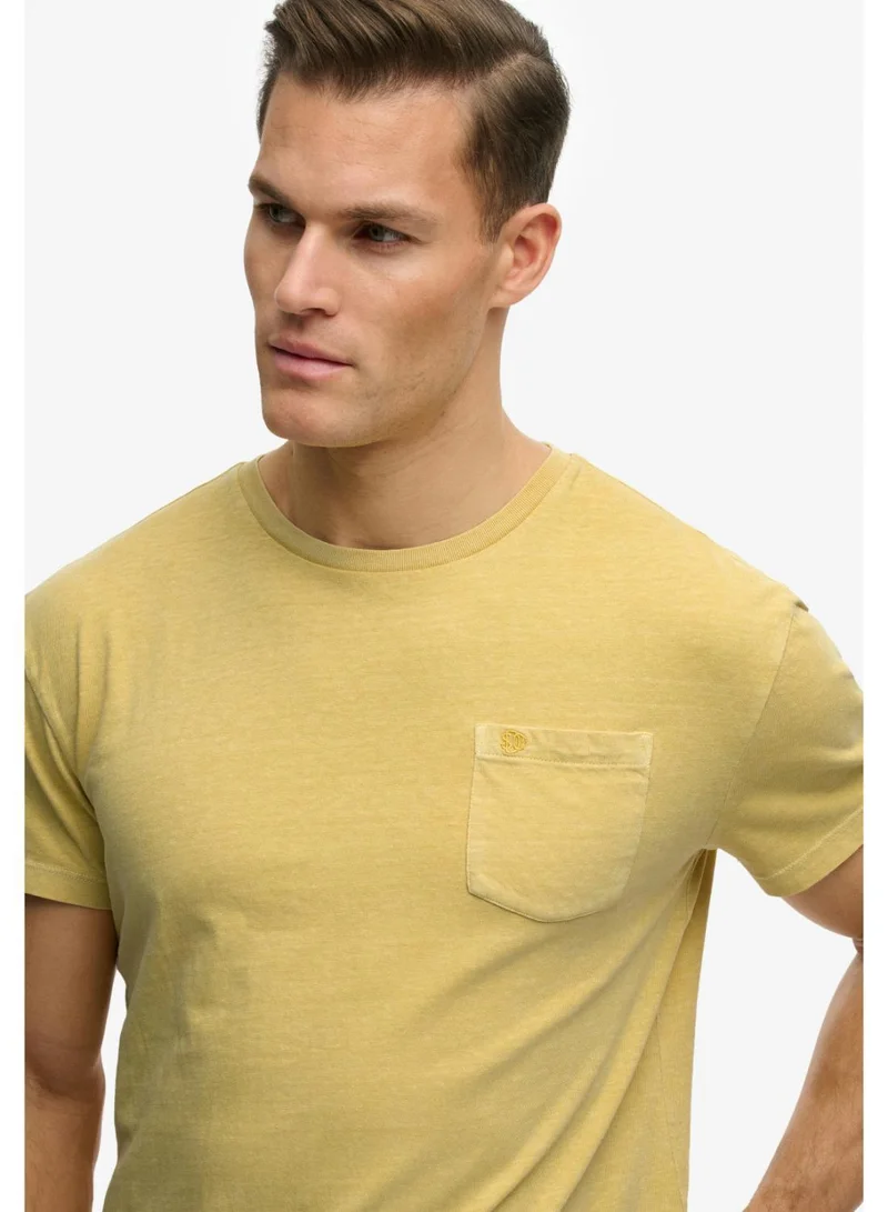 Superdry  Classic Cotton Linen Pocket T-Shirt for Men | Best Price UAE