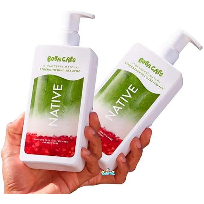 Native Limited Edition Strawberry Matcha Shampoo and Conditioner 16.5 fl oz - Pack Of 02