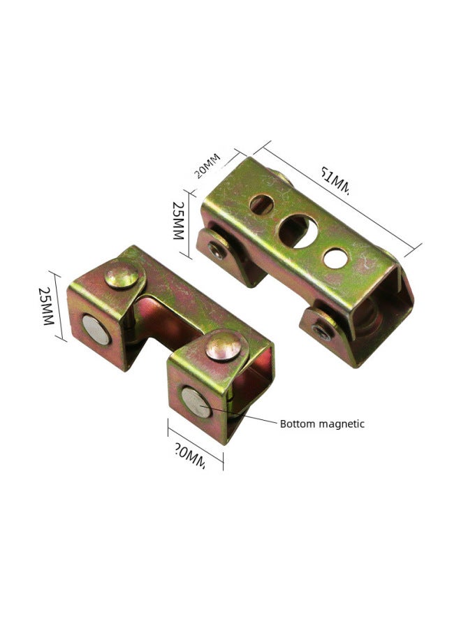 Stainless Steel V-shaped Pressure Block V-shaped Magnetic Adjustable Welding Fixture Clamping Boom Adjustable V-shaped Fixture Wholesale-Specifications And Models:Stainless Steel V-type Magnetic Adjustable Clamp-plastic Bag  - Image 2