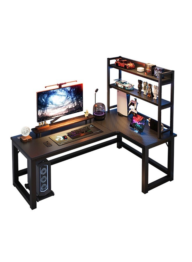 إن كي أكس كمبيوتر وطاولة مكتبية متعددة الوظائف مع رف تخزين 120X80 سم (الزاوية اليمنى) - Image 5