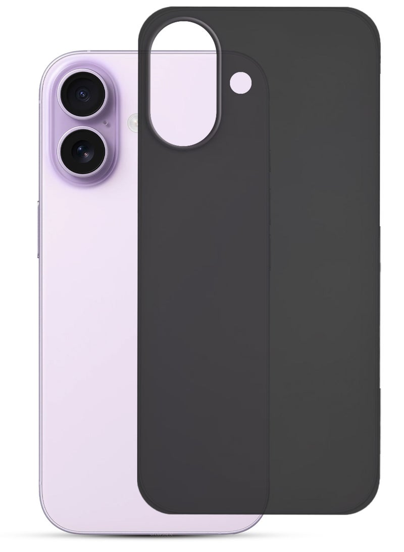 CATANES Air Skin Frosted Matte Case for iPhone 17 - Stylish Ultra Slim Back Cover - Black - Image 1