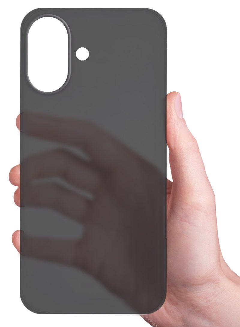 CATANES Air Skin Frosted Matte Case for iPhone 17 - Stylish Ultra Slim Back Cover - Black - Image 4