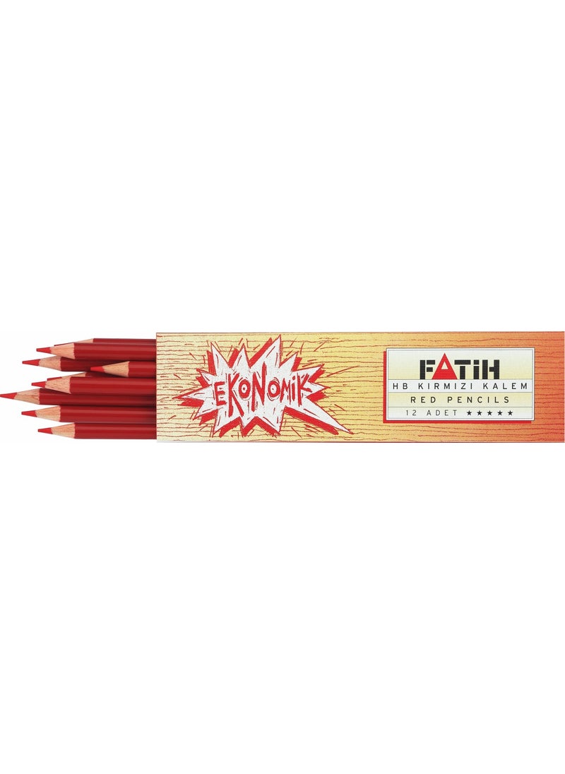 Fatih Red Hb Pen 72 Pack 