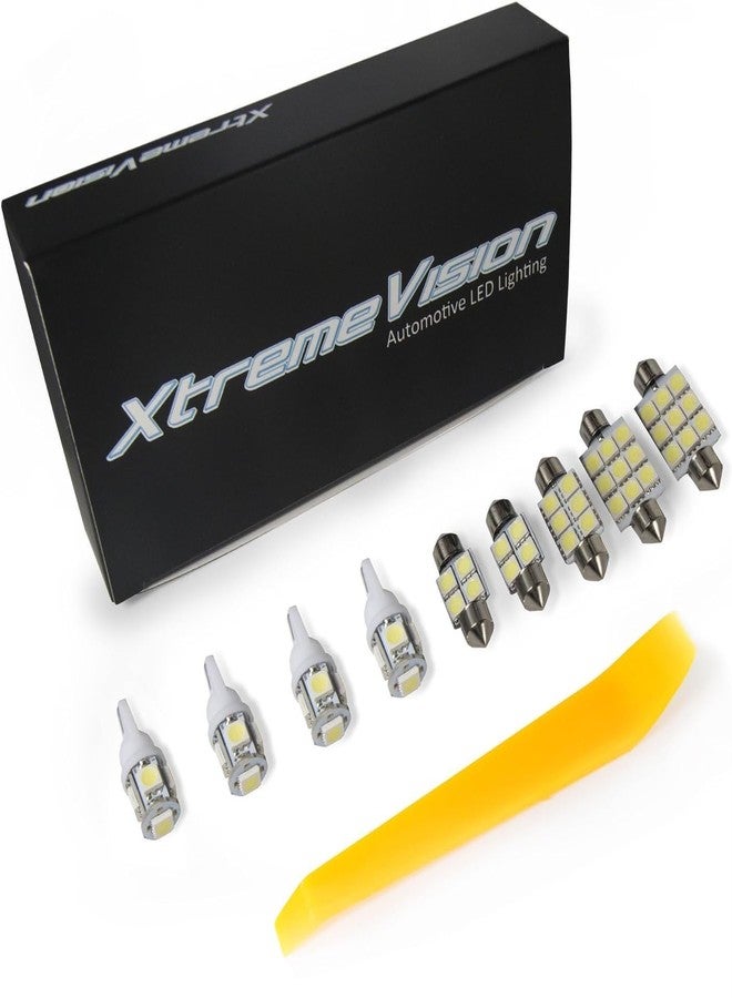 إكستريم فيجن طقم إضاءة داخلية LED من XtremeVision لسيارة هيونداي تيبورون 2002-2008 (4 قطع) - لون أبيض بارد + أداة تركيب - Image 1