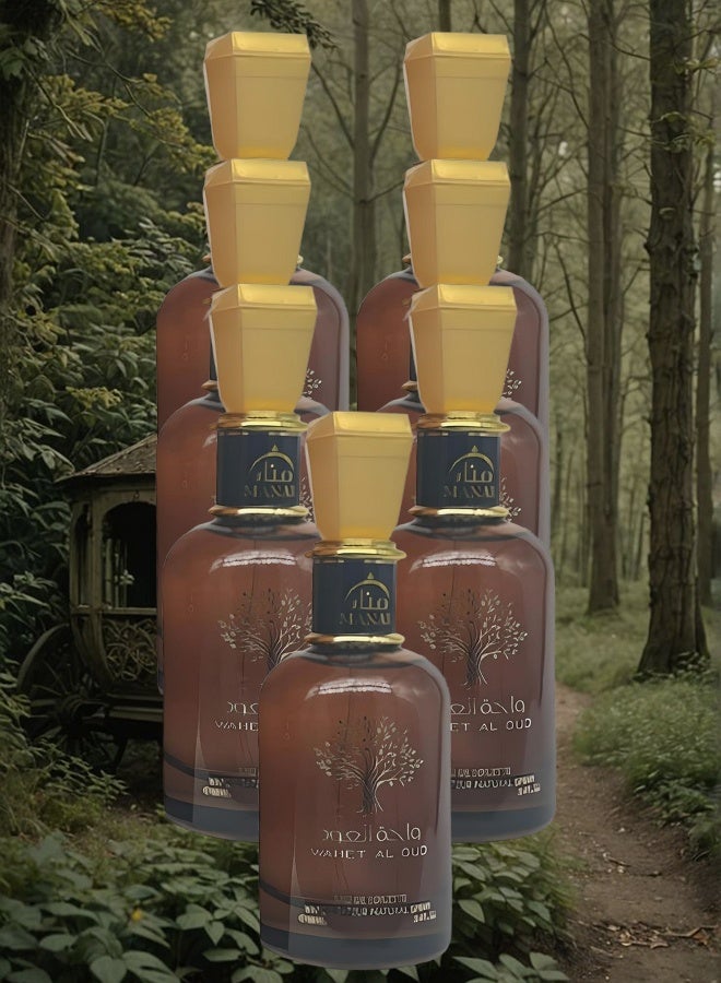 manar 7 Pieces Wahet Al Oud Perfume 100ml EDT - Image 1