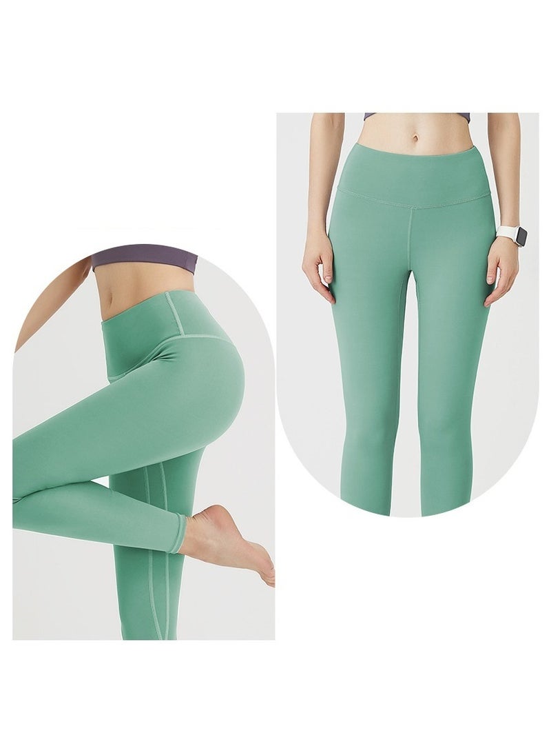 KUYING Women Quick Dry Breathable Yoga Pants Green