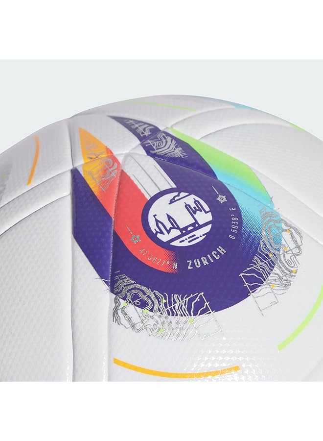 Adidas Konektis League Ball For Unisex Adults White/Panton/Panton/Luclem 32 - Image 2