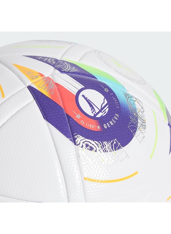 Adidas Konektis League Ball For Unisex Adults White/Panton/Panton/Luclem 32 - Image 3