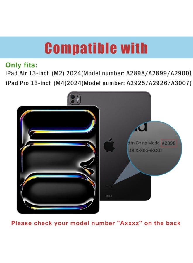 واقي شاشة لجهاز ايباد برو 13 انش (M4)/ ايباد اير 13 انش (M2) موديل 2024 (iPad Pro 13-inch (M4)/ iPad Air 13-inch (M2)) من الزجاج المقوى لحماية الشاشة لايباد برو 13 / ايباد اير 13 اصدار 2024 - Image 2