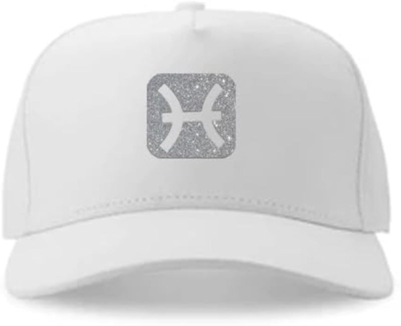 CAP (WHITE) LOGO Silver for men and women with sun protection.sports cap with distinctive shapes (5)