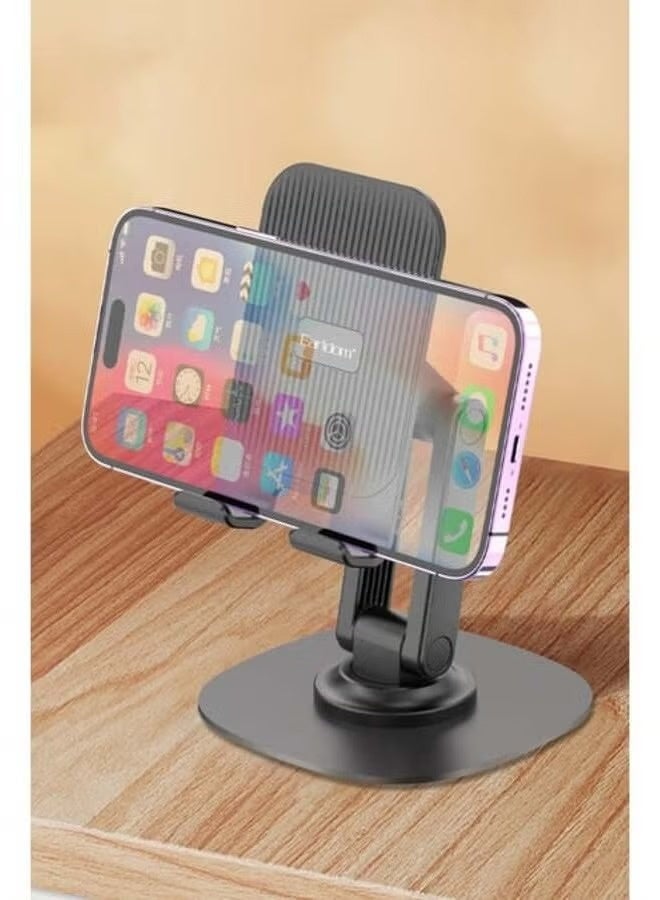 Earldom EH239 360 Degree Adjustable Foldable Desktop Phone Tablet Holder- Black - Image 5
