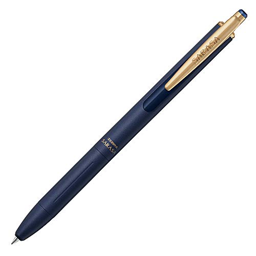 Zebra Technologies Zebra Gel Ballpoint Pen, Sarasa Grand 0.5mm Vintage Color, Dark Blue (P-JJ56-VDB) - Image 1