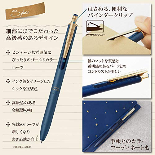 Zebra Technologies Zebra Gel Ballpoint Pen, Sarasa Grand 0.5mm Vintage Color, Dark Blue (P-JJ56-VDB) - Image 5