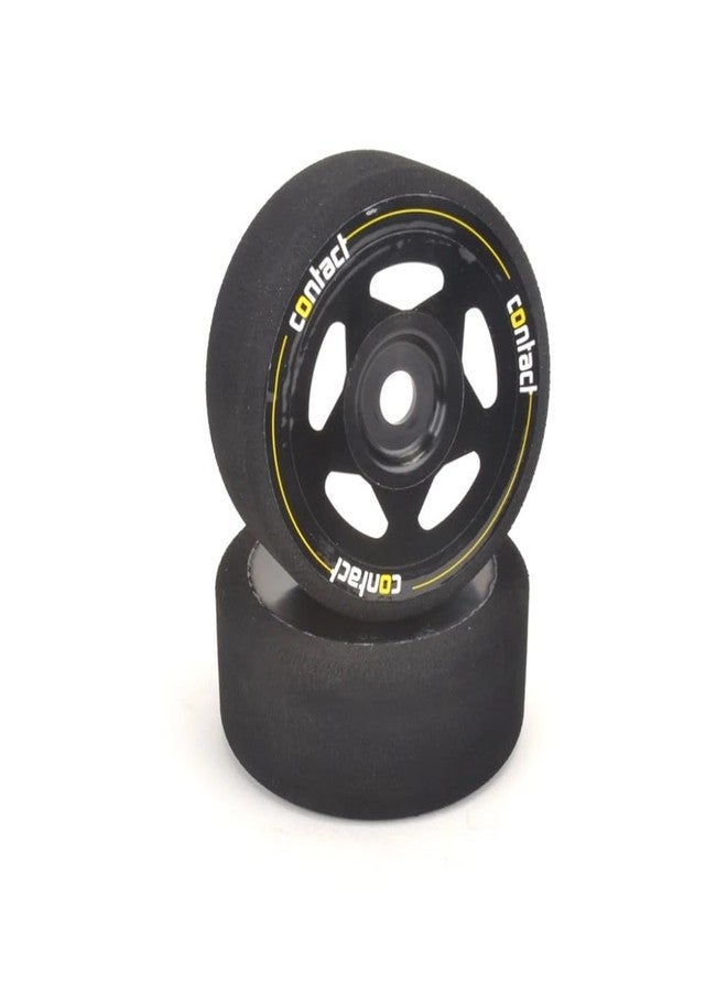 Contact GT8/Rally 1/8 On Road Foam GT Tires 38 Shore Black Rims CONJB38B - Image 3