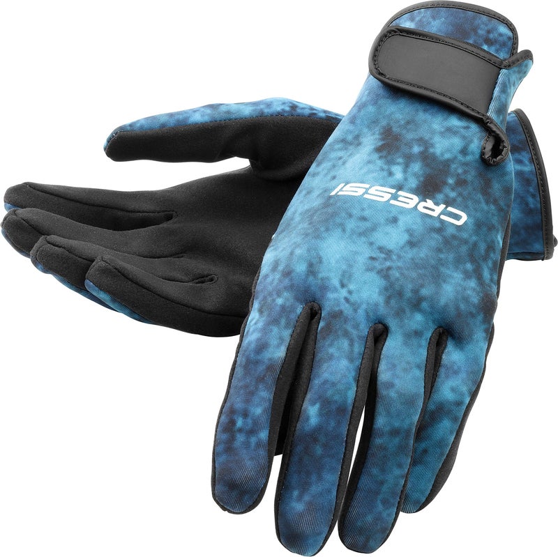 Cressi Tropical 2mm gloves, blue hunter, S - Image 1