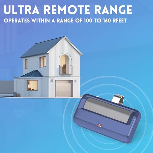 CreaCity 2 for Chamberlain Craftsman Garage Door Opener Remote 891LM 971LM Universal,Blue - Image 4