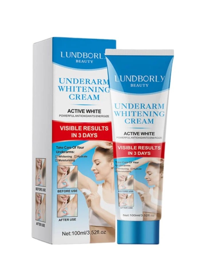 Lundborly - Beauty Under Arm Whitening Cream Active White - Image 1