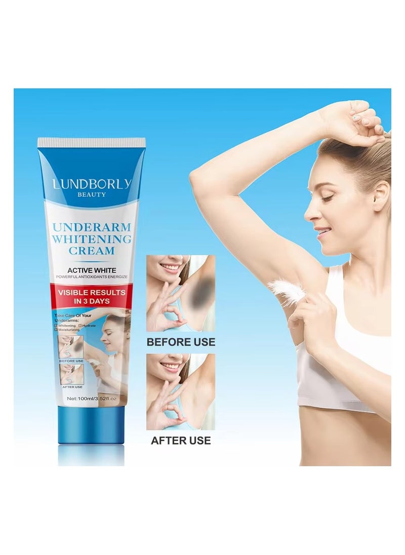 Lundborly - Beauty Under Arm Whitening Cream Active White - Image 1
