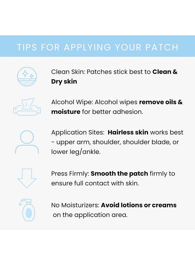 The Patch Remedy رقعة العلاج المركزة - رقعة موضعية مركزة مع الجنكة بيلوبا، وأسيتيل-إل-كارنيتين، وباكوبا مونيري، وثريونات المغنيسيوم، وكاميليا سينينسيس، 30 رقعة جلدية للبالغين والأطفال - Image 5
