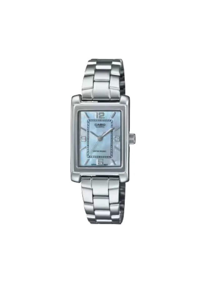 كاسيو Women's Stainless Steel Analog Watch LTP-1234DS-2ADF - 21 mm