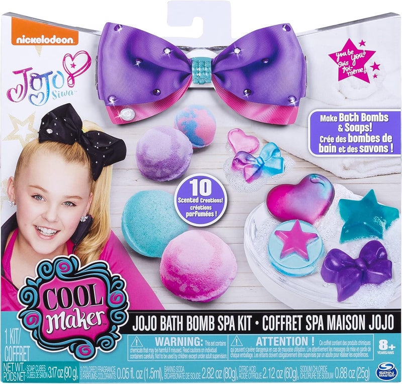 Cool Maker  JoJo Siwa Bath Bomb and Soap Spa Kit for Ages 8 and Up Multicolor Model6043893