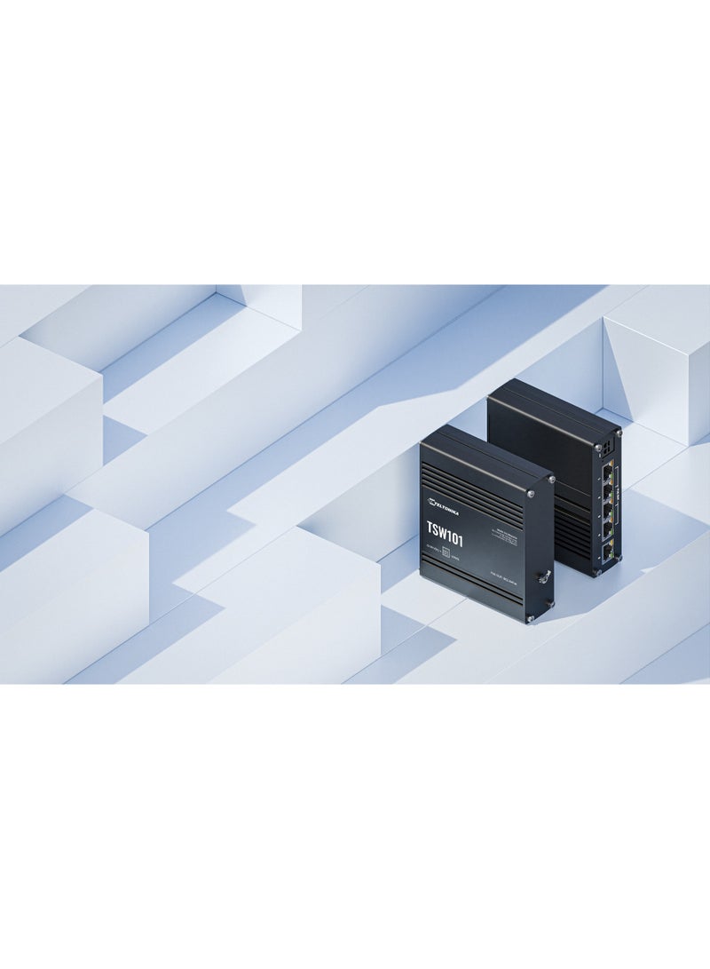 TELTONIKA Multi-layer managed Switch 5 x ETH ports, 10/100/1000 Mbps, supports auto MDI/MDIX crossover [TSW101] - Image 5