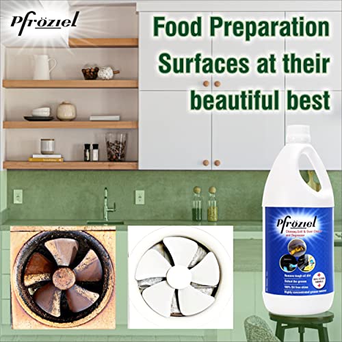 Pfroziel Chimney & Grill Cleaner Pfroziel Chimney & Grill cleaner I Removes grease/oil/stain from chimney tawa, oven, Gas stove, Griddles, Exhaust fan - Image 2
