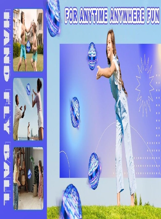 NELSTRAB:- Flying Orb Ball Toy Flying Spinner Fidget Ball Toy Kids USB Rechargeable Built-in Lights 360° Rotating Magic Controller Indoor Outdoor(1 PIS) - Image 5