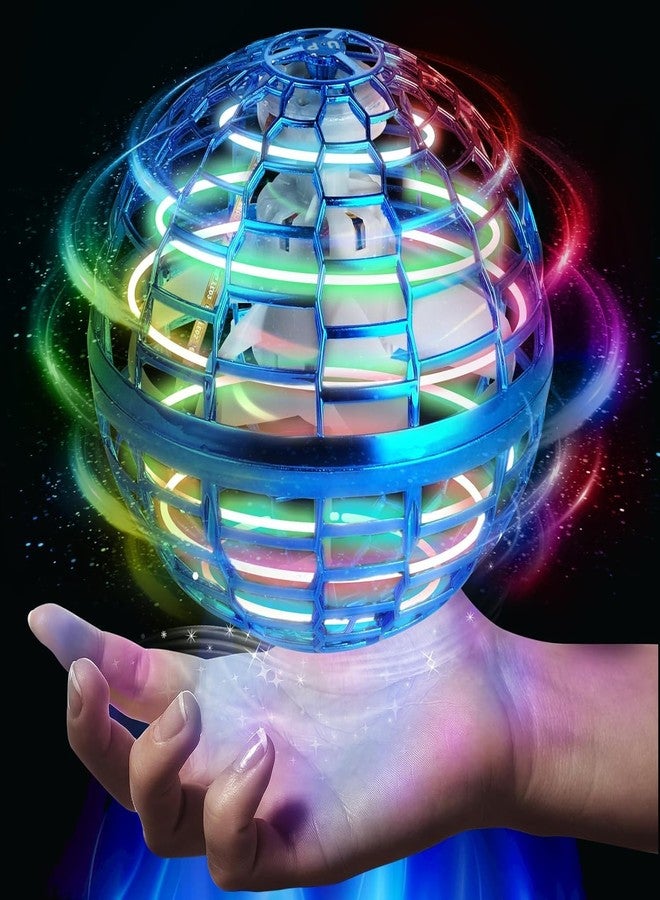 NELSTRAB:- Flying Orb Ball Toy Flying Spinner Fidget Ball Toy Kids USB Rechargeable Built-in Lights 360° Rotating Magic Controller Indoor Outdoor(1 PIS) - Image 4
