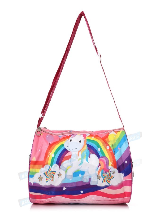 Asera Duffle Bag for Kids/Boys/Girls | Whimsical and Sturdy Bag | Best for Travel and Play | Return Gifts Birthday Party for Kids (Unicorn) - Image 4