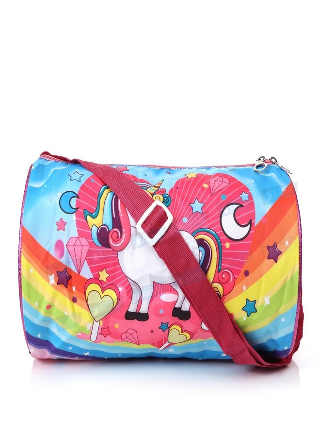 Asera Duffle Bag for Kids/Boys/Girls | Whimsical and Sturdy Bag | Best for Travel and Play | Return Gifts Birthday Party for Kids (Unicorn) - Image 5