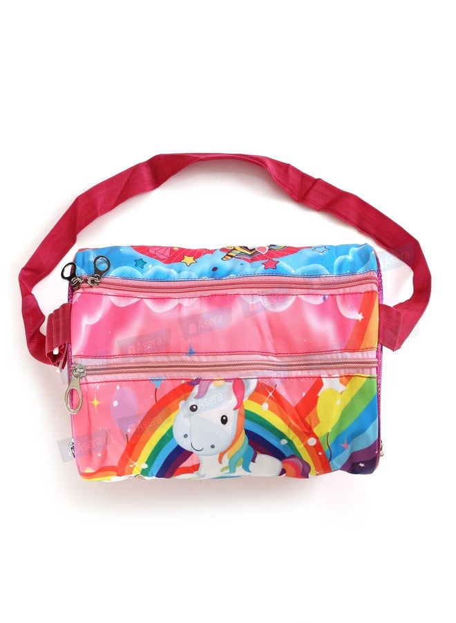 Asera Duffle Bag for Kids/Boys/Girls | Whimsical and Sturdy Bag | Best for Travel and Play | Return Gifts Birthday Party for Kids (Unicorn) - Image 2
