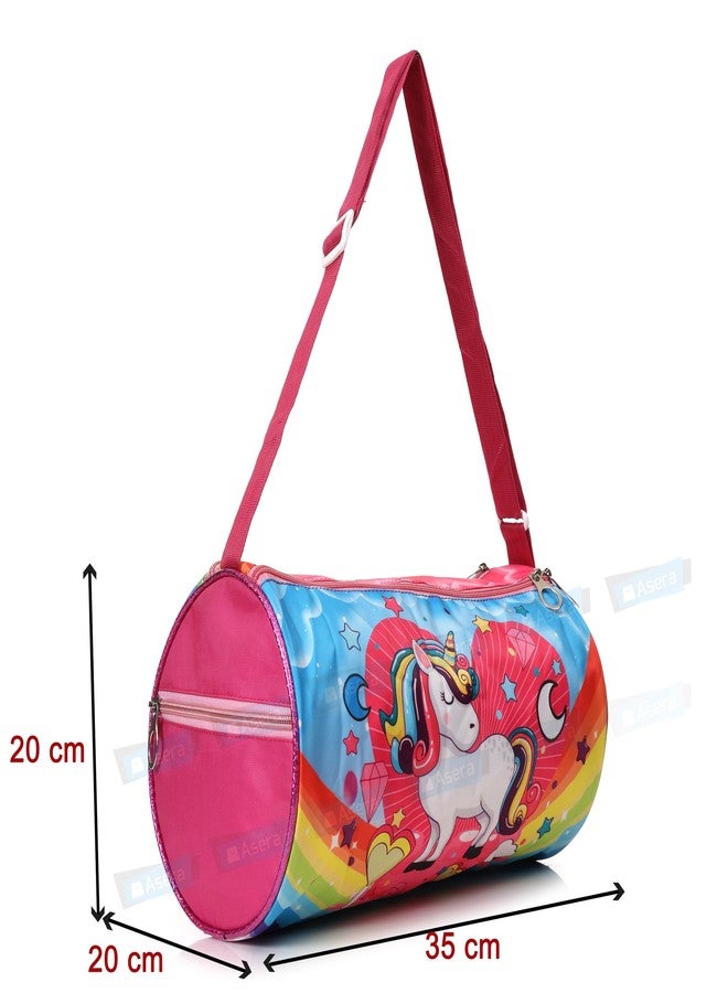 Asera Duffle Bag for Kids/Boys/Girls | Whimsical and Sturdy Bag | Best for Travel and Play | Return Gifts Birthday Party for Kids (Unicorn) - Image 3