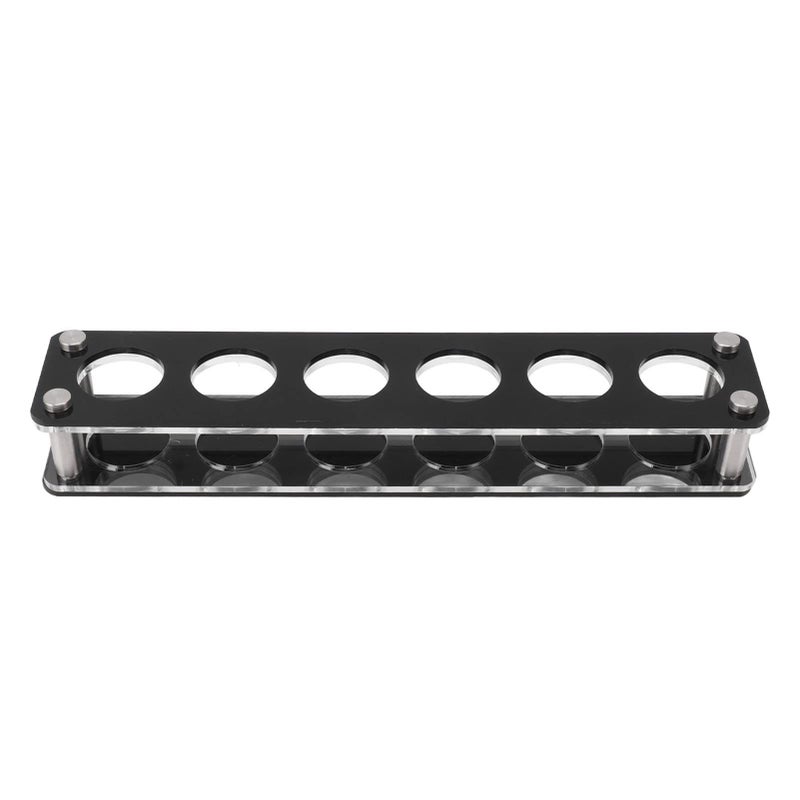 1x6 Acrylic Wine Bottle Holder Rack Decorative Stable For Home Bar - Image 2