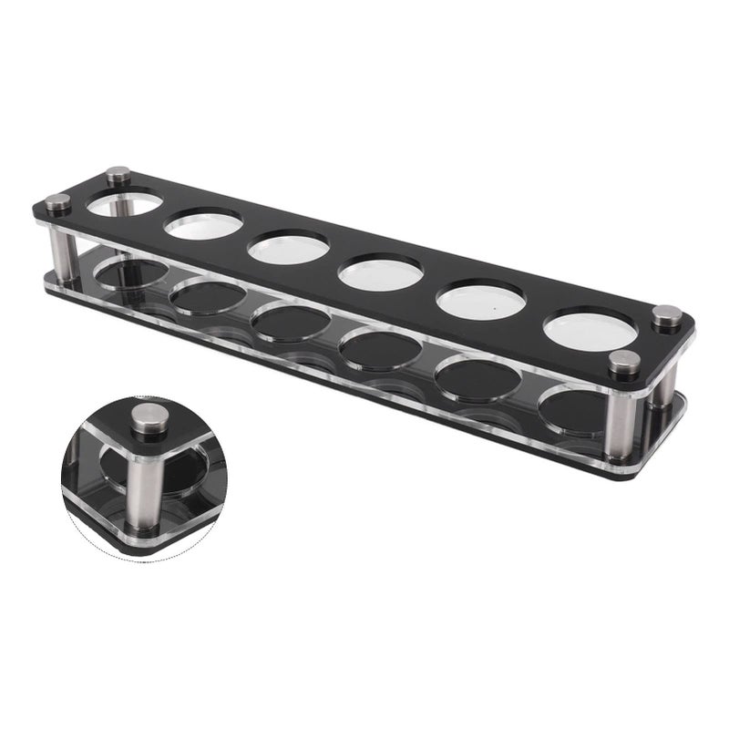 1x6 Acrylic Wine Bottle Holder Rack Decorative Stable For Home Bar - Image 3