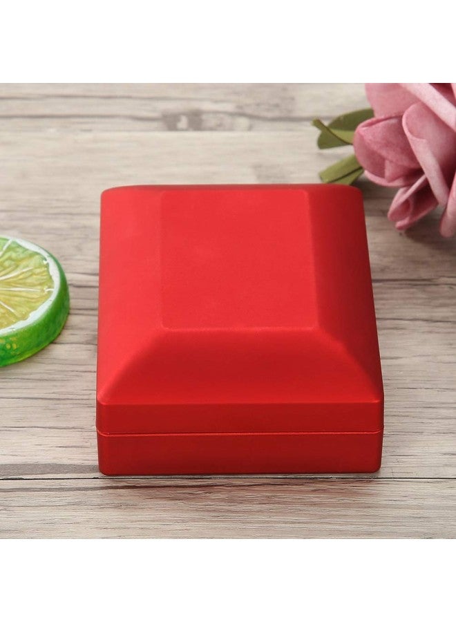 klarako LED Illuminated Ring Box, Fashion Lighting Ring Storage Display Case Wedding Ring Jewelry Box (3 #) - Image 3