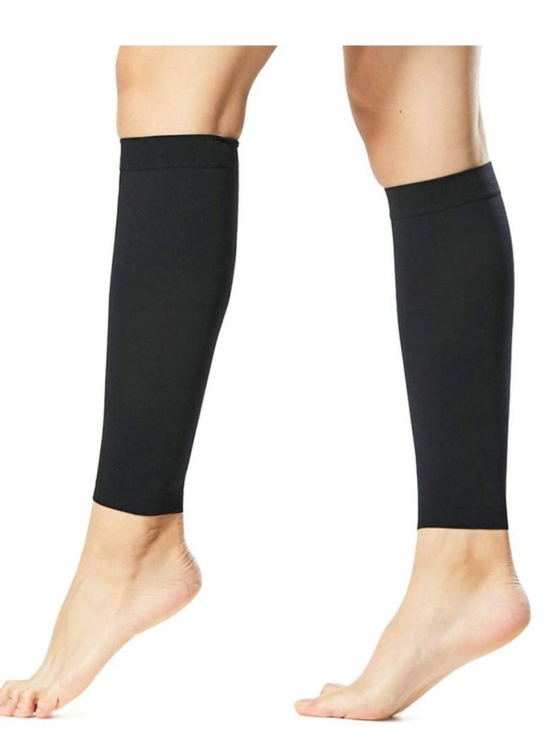 Y&D Calf Compression Socks, 1 Pair of Women Socks Mid-calf Swelling Protection Sleeve Suitable for Running, Travel, Nursing, Cycling, Etc. (15-20mmhg)  - Image 1
