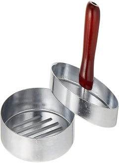 AKDC Burger Press, Round Shape - Silver Brown  - Image 2